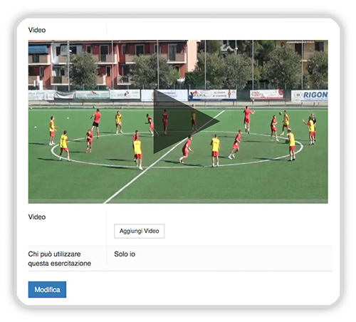 Carica video esercizio YouCoachApp