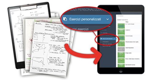 Esercizi personalizzati youcoachapp